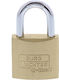 Burg Wachter Bronze Padlock Brass with Key 25mm 1pcs