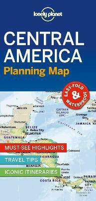 Lonely Planet Central America Planning Map Sheet Map, Folded