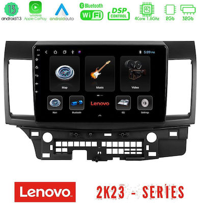 Lenovo Ηχοσύστημα Αυτοκινήτου για Mitsubishi Lancer / 2008 (Bluetooth/USB/WiFi/GPS) με Οθόνη Αφής 10"