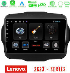 Lenovo Sistem Audio Auto pentru Jeep Renegade 2015-2019 (Bluetooth/USB/WiFi/GPS) cu Ecran Tactil 9"