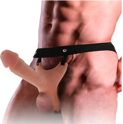 Intense Harnașament cu Dildo 16cm în Culoare Flesh