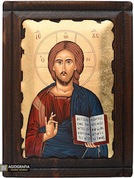 Agiografia Icons Εικόνα Ιησούς Χριστός Ξύλινη