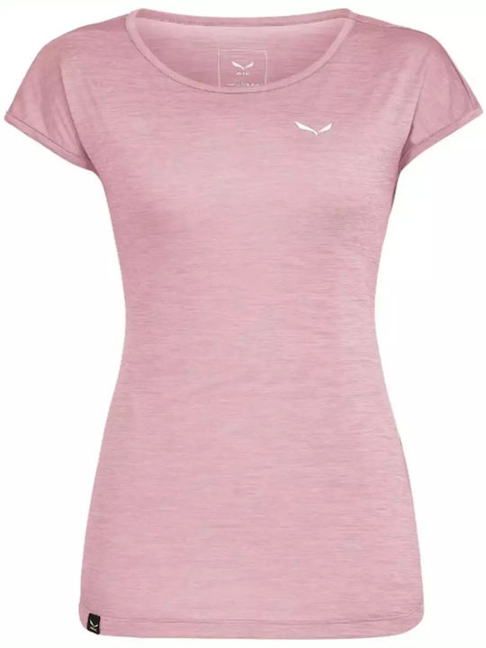 Salewa Feminin Sport Tricou Uscare rapidă Gri