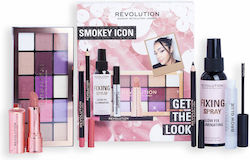 Revolution Beauty Smokey Icon Σετ Μακιγιάζ για Πρόσωπο, Μάτια & Χείλη 6τμχ
