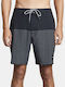 Men's Swimwear Shorts Black Striped