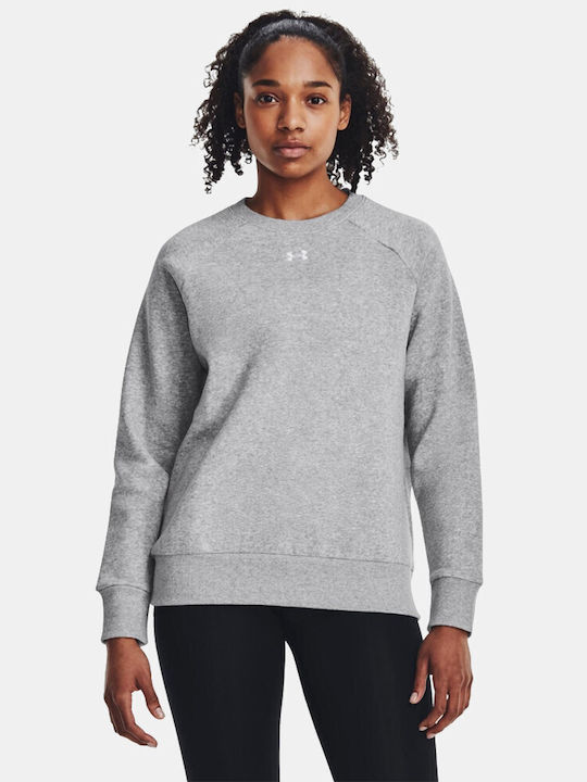 Under Armour Women's Long Fleece Sweatshirt Gray