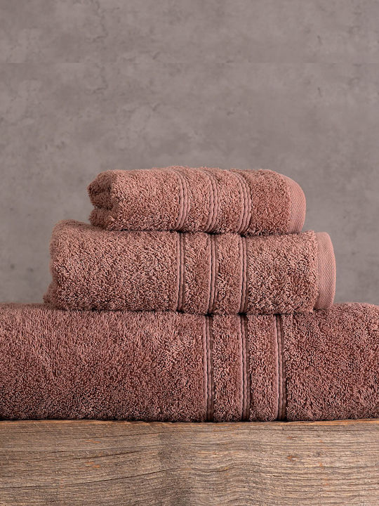Rythmos Towel Set Bath Towels 5pcs Aria Mocha W...