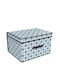 Tpster Fabric Storage Box with Lid 60x50x40cm