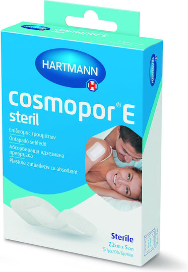 Hartmann Cosmopor E Waterproof & Sterilized Plasters 10x8cm 5pcs