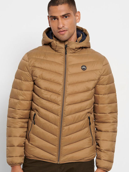 Winter Jacket Puffer Brown