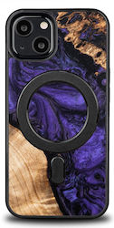 Bewood Back Cover Silicone Purple (iPhone 13)