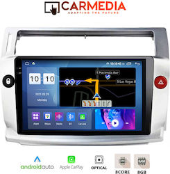 Carmedia Car Audio System for Citroen C4 2004-2010 (Bluetooth/WiFi/GPS/Apple-Carplay) with Touchscreen 9.5"