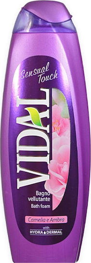 Vidal Camelia Sensual Touch Bubble Bath Gel with AHA and Woody Scent 500ml