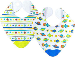 Mother Baby Bandana 100% Baumwolle mit Bügelverschluss und Schlaufe 2Stück