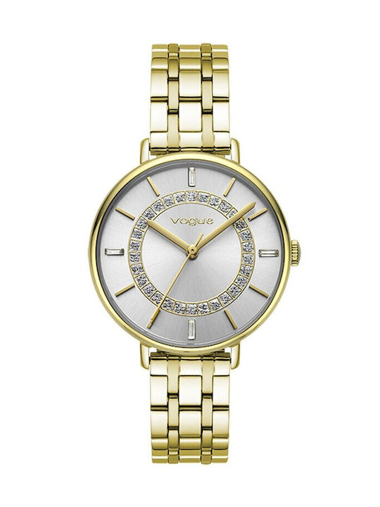 Vogue Watch with Silver Metal Bracelet