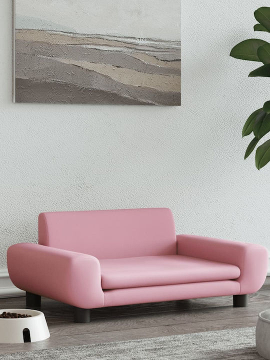 vidaXL Canapea pentru Câini Roz 70x45cm