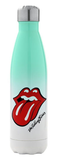 Koupakoupa The Rolling Stones Recyclable Bottle Thermos Stainless Steel BPA Free 500ml Green