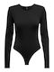 Only Long Sleeve Bodysuit Slim Fit Black