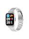 Stainless Steel Protective Frame Curea Oțel inoxidabil Argintiu (Redmi Watch 3 Active )