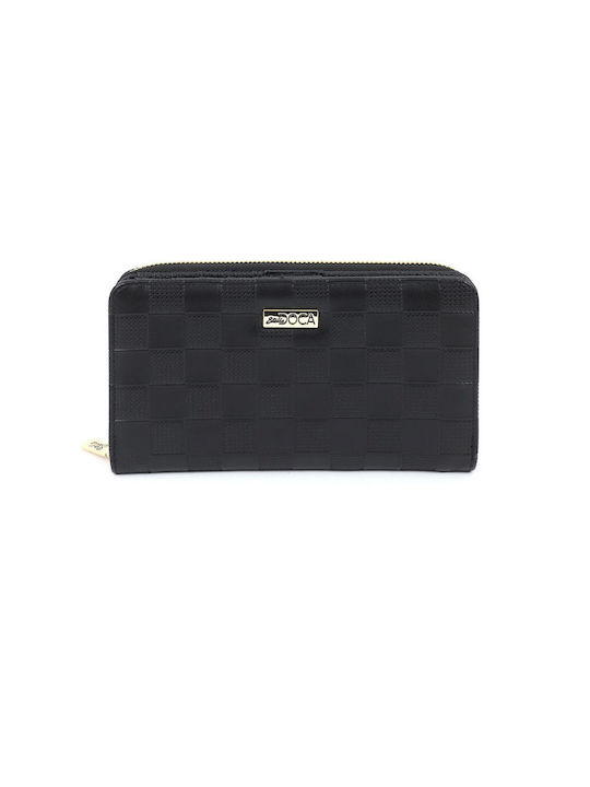 Doca Large Women's Wallet Black