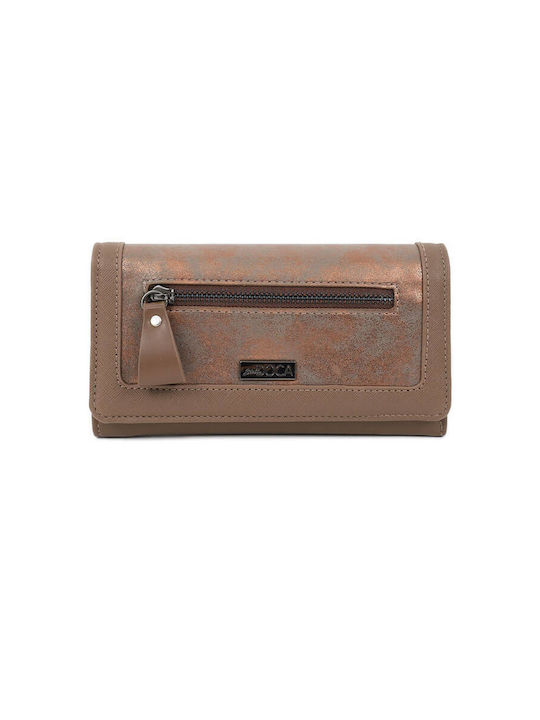 Doca Large Women's Wallet Brown