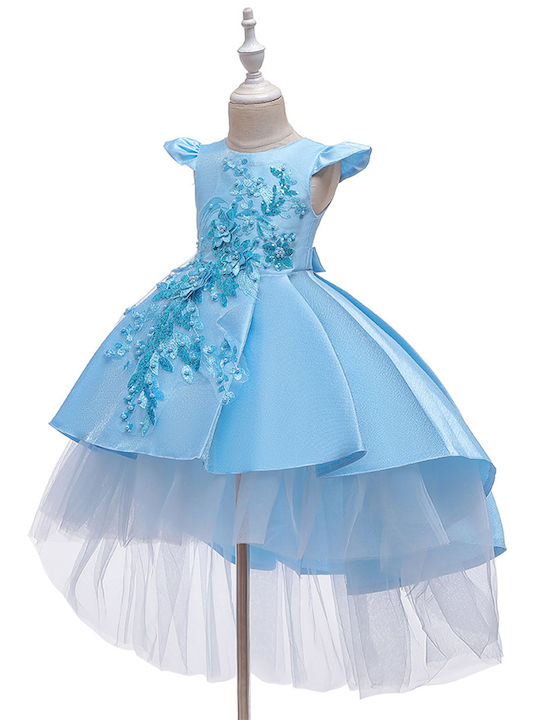 TakTakBaby Kids Dress Tulle Sleeveless Light Blue