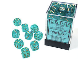 Chessex Borealis Teal Dice