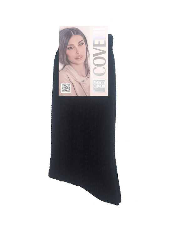 Enrico Coveri Damen Socken Schwarz 1Pack