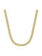 Kiriakos Gofas Gold Chain Neck 14K Thin Thickness 5.35mm and Length 55cm