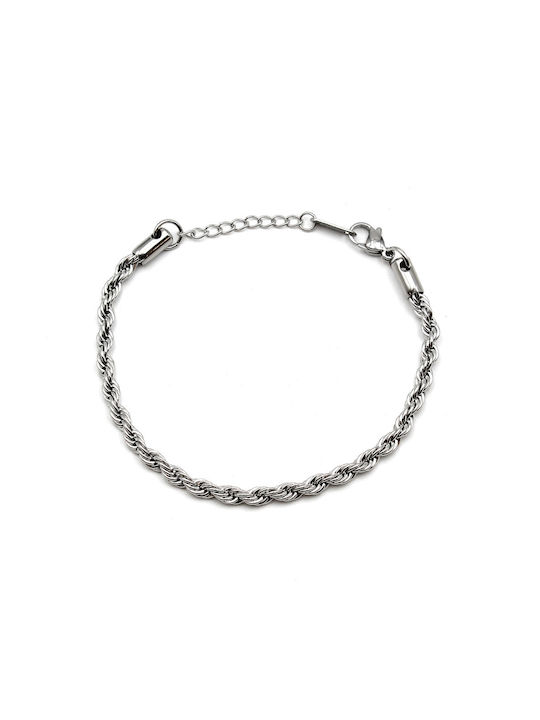 Nire Unisex Stainless Steel Hand Chain White