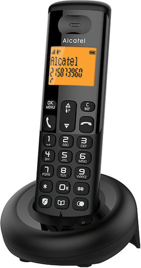 Alcatel E160 Cordless Phone with Greek Menu Black