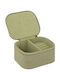 Atmosphera Cutie Pentru Bijuterii De Călătorie Din Material Verde 11x9x5.5cm