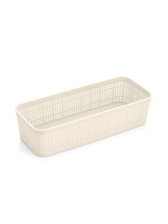 Cyclops Storage Basket White 25x10x6cm