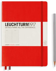 Leuchtturm1917 Notizbuch A5 mit Punkten Rot