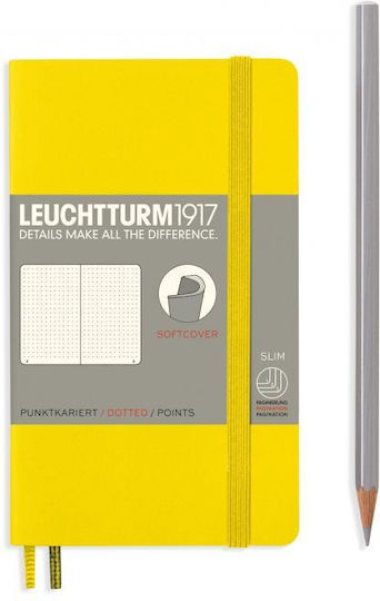 Leuchtturm1917 Notebook A6 with Dots Yellow 355292