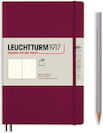 Leuchtturm1917 Notebook with Blank Pages Red