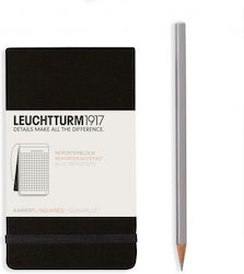 Leuchtturm1917 Notebook Block A6 Squared Black