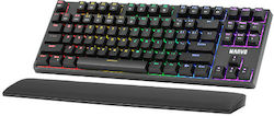 Marvo KG947 Gaming Mechanische Tastatur Tenkeyless mit Benutzerdefiniert Blau Schaltern und RGB-Beleuchtung (Englisch US)