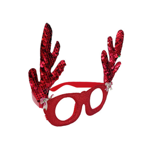 Weihnachts-Brillen mit Muster Rentier