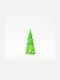 Christmas Decorative Illuminated Glass Tree 8.5cm IP20 Battery Green