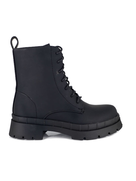 Malesa Women's Combat Boots Black