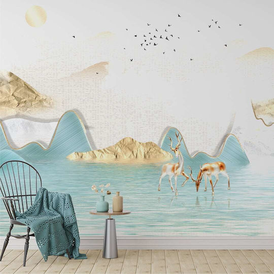 Self-adhesive Wall Mural Vinyl 300x270cm Washable
