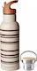 Nuuroo Bertil Kids Water Bottle Thermos Stainless Steel with Screw-on Cap Non Spill Coffee 500ml