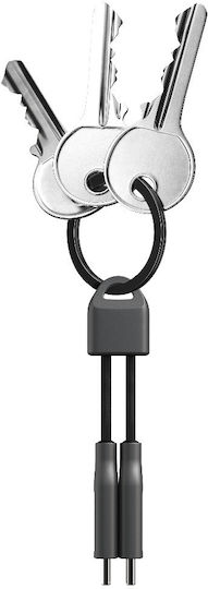 Nomad Chargekey USB 2.0 Cable USB-C Male - USB-C 60W Black 1m NM01992585