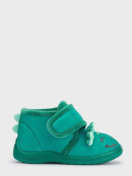 Kids Slippers Boots Green
