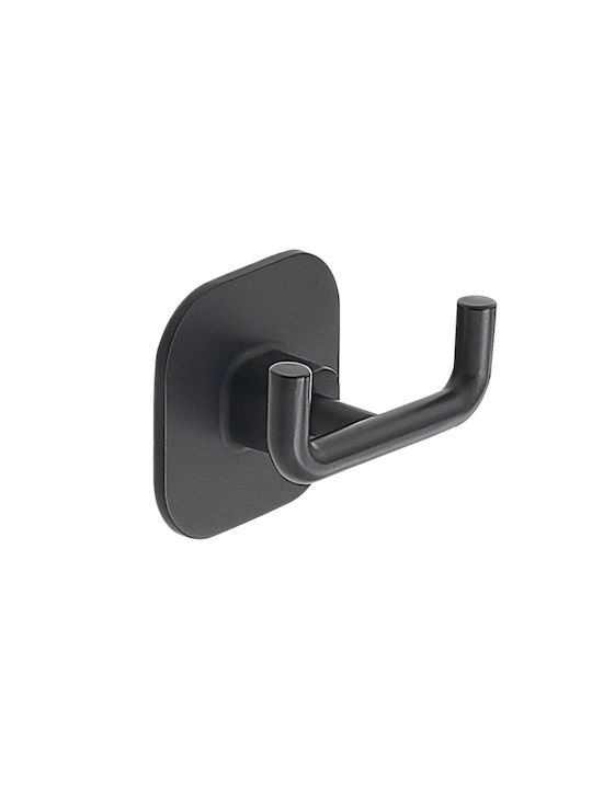 Gedy Кука Баня Двойно с винтове Inox Черен