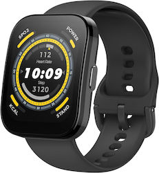 Amazfit Bip 5 46mm Smartwatch with Heart Rate Monitor (Soft Black)