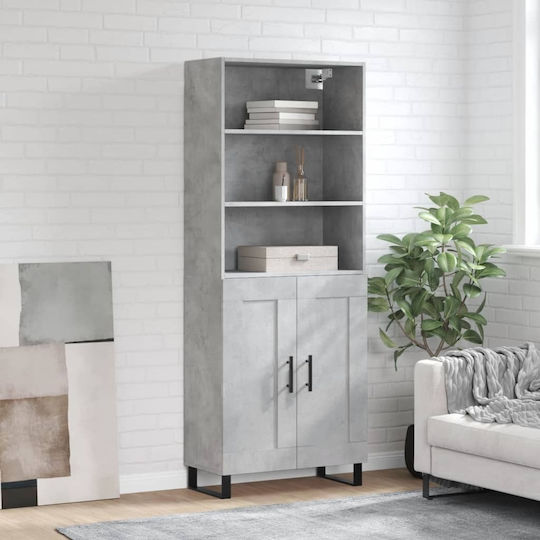 Bibliothek Gray 69.5x34x180cm