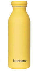 Boobam Lite Μπουκάλι Θερμός Κίτρινο 500ml