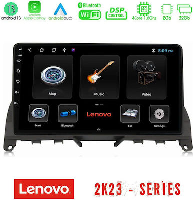 Lenovo Car-Audiosystem für Mercedes-Benz C Klasse 2007-2011 (WiFi/GPS) mit Touchscreen 9"